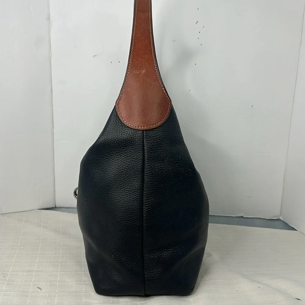 Dooney & Bourke Black Pebble Grain Shoulder Bag